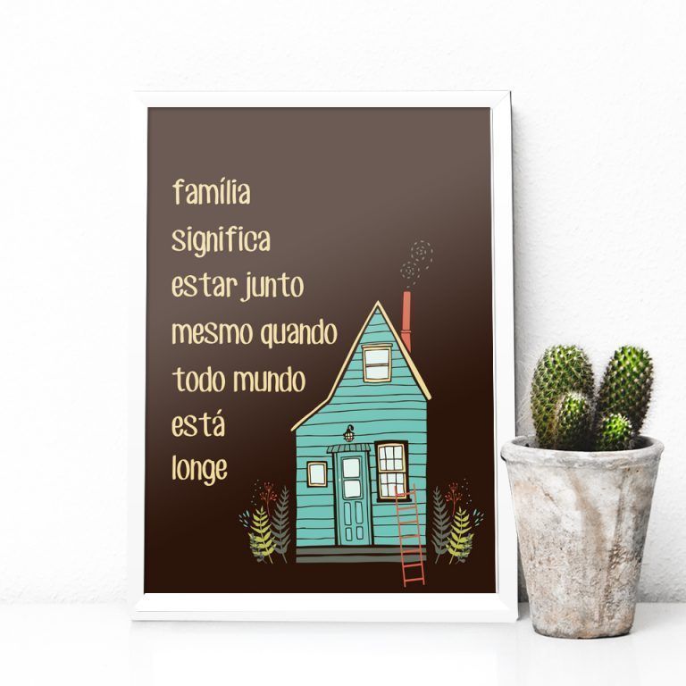 Quadro Decorativo Família Significa Quadros Criativos